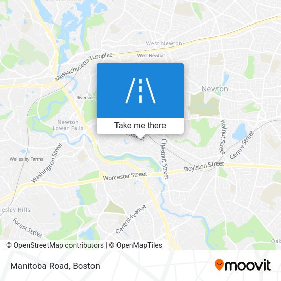 Mapa de Manitoba Road
