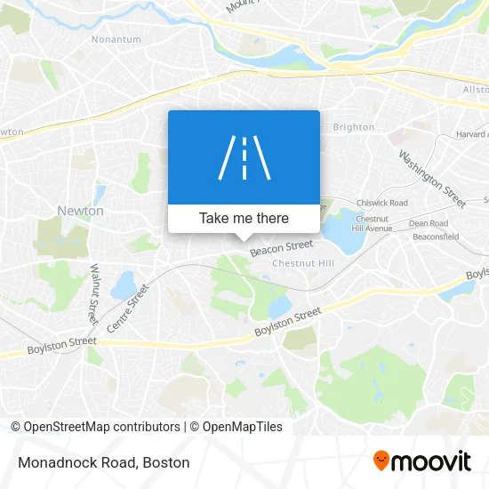 Monadnock Road map