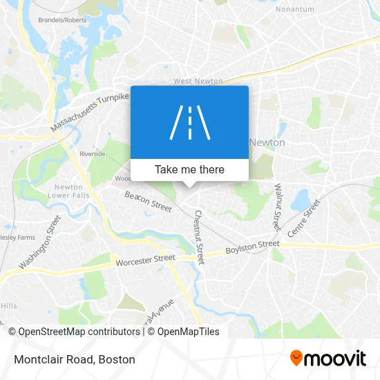 Montclair Road map