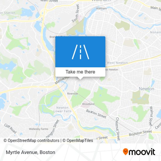 Mapa de Myrtle Avenue