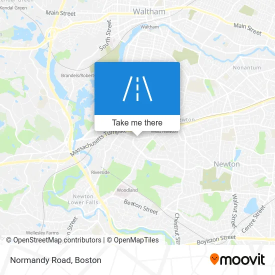 Normandy Road map