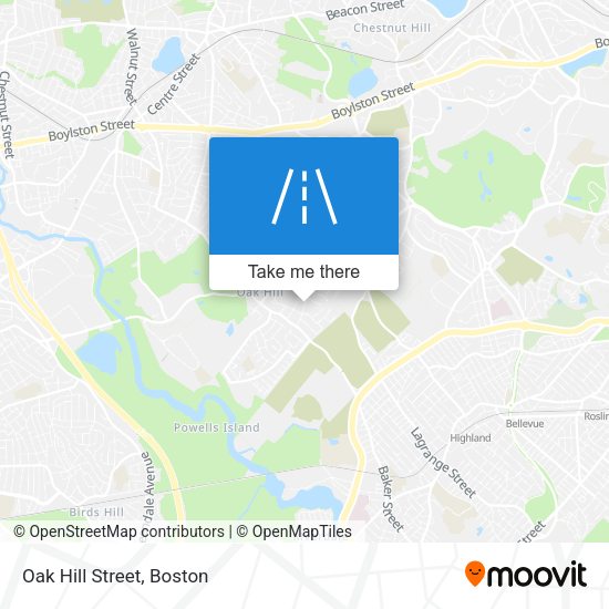 Mapa de Oak Hill Street