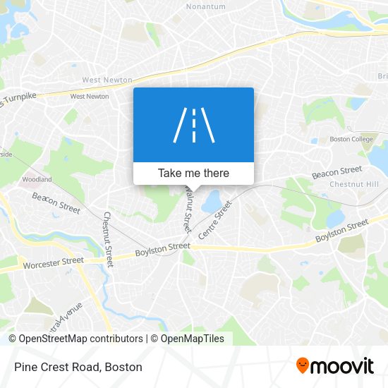 Mapa de Pine Crest Road