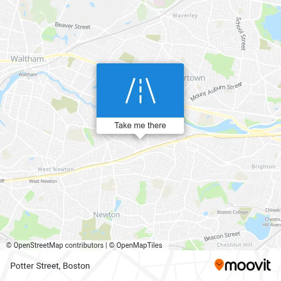 Potter Street map