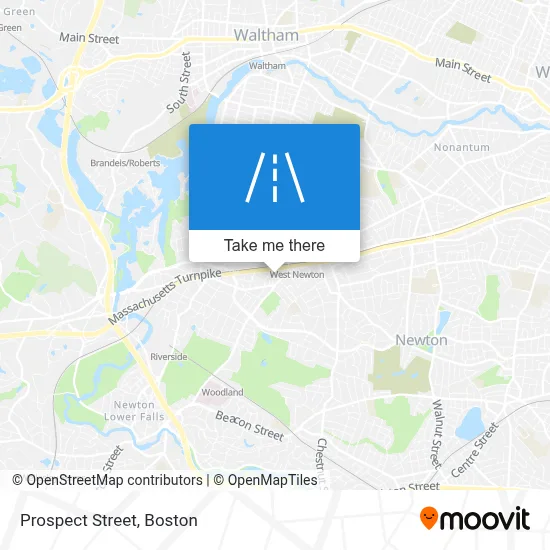 Prospect Street map