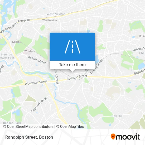 Randolph Street map