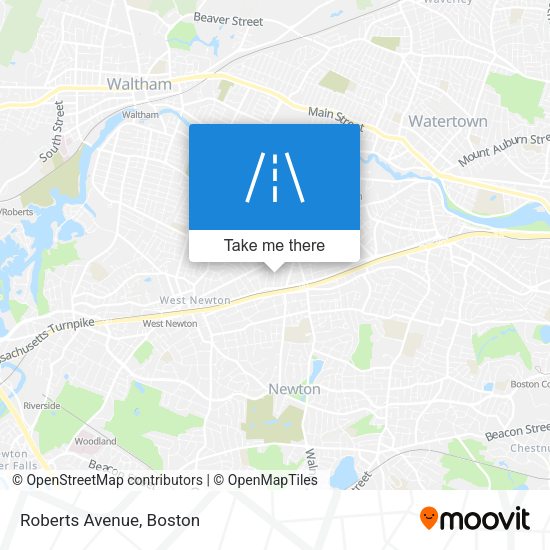 Mapa de Roberts Avenue