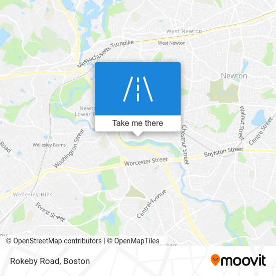 Rokeby Road map