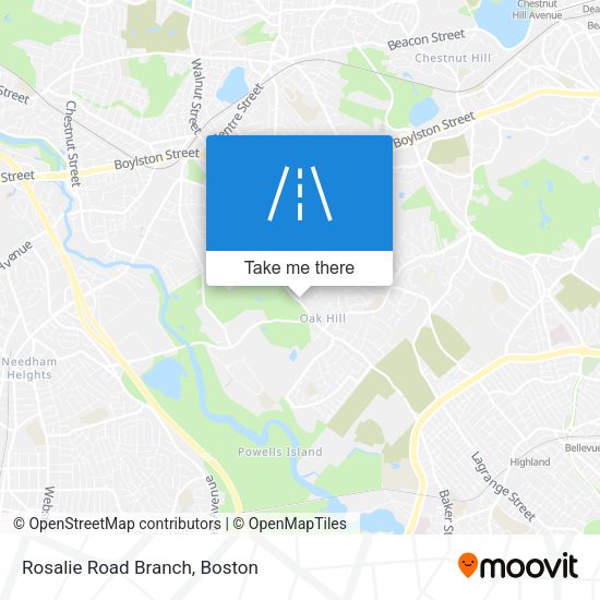 Mapa de Rosalie Road Branch
