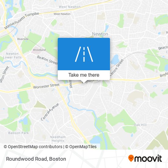 Mapa de Roundwood Road