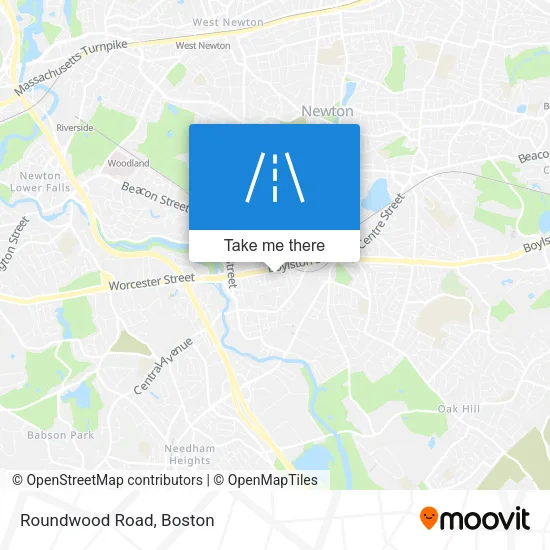 Roundwood Road map