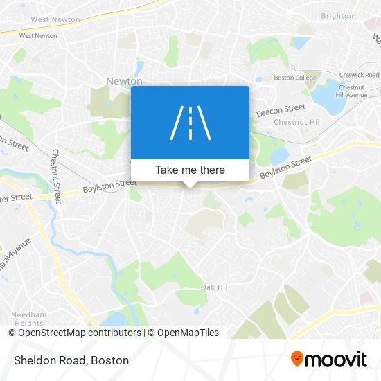 Sheldon Road map