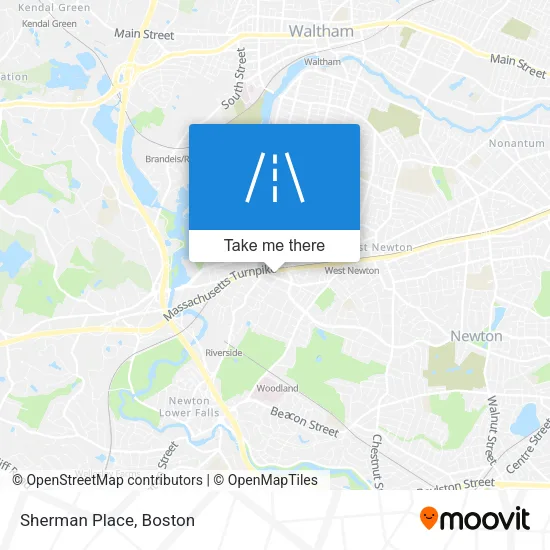 Sherman Place map