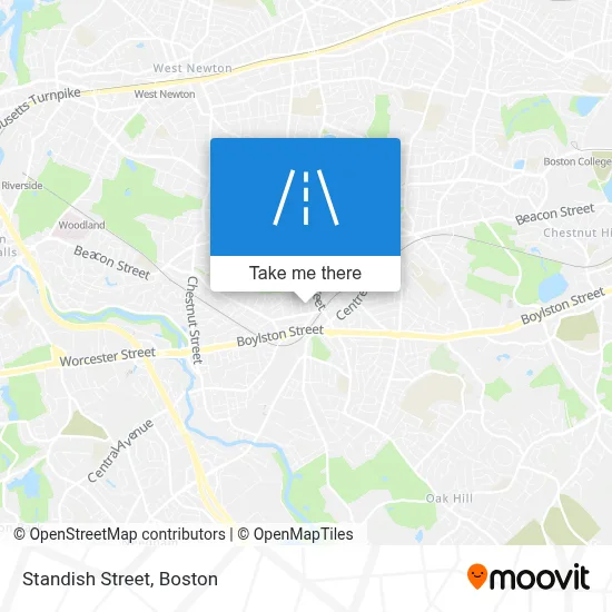 Standish Street map