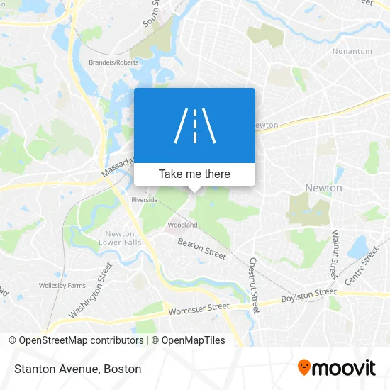 Stanton Avenue map
