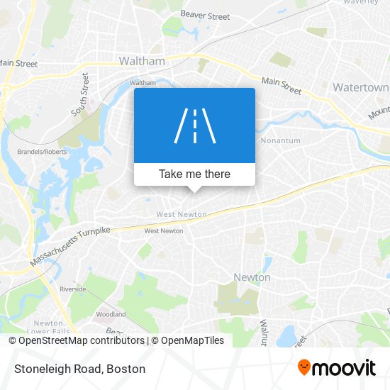 Stoneleigh Road map