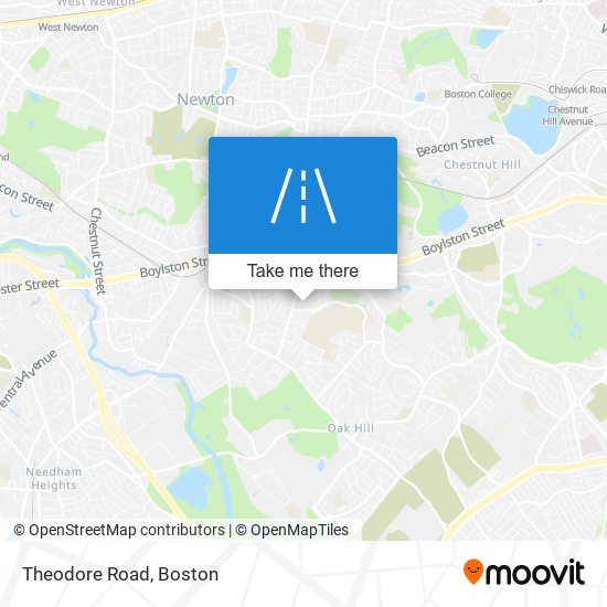 Mapa de Theodore Road
