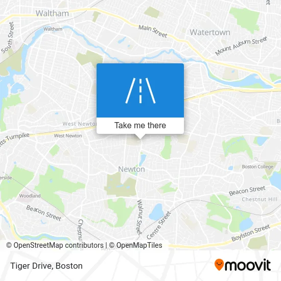 Tiger Drive map