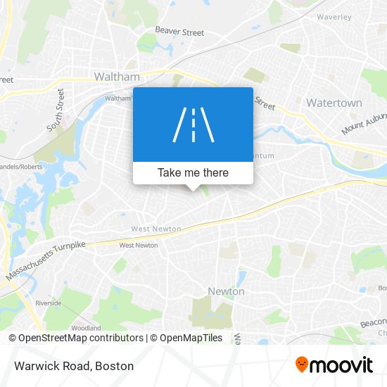 Warwick Road map