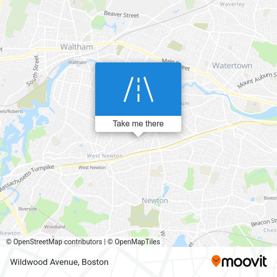 Mapa de Wildwood Avenue