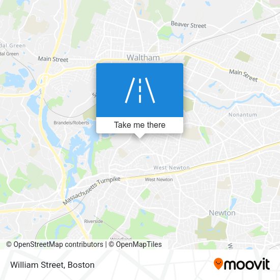 Mapa de William Street