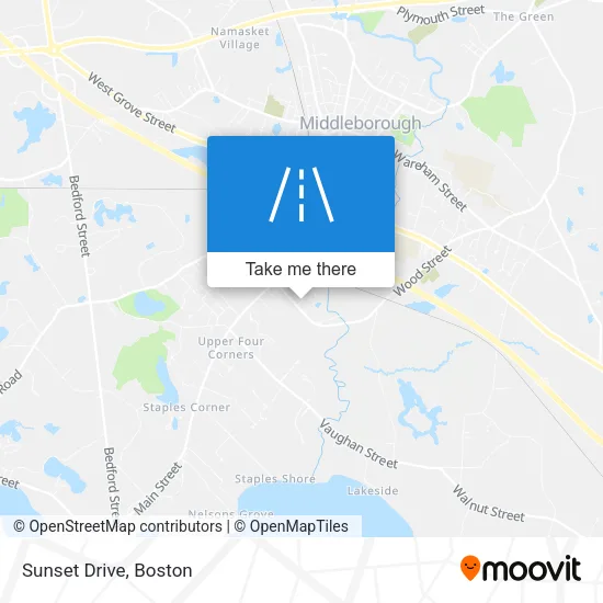 Sunset Drive map