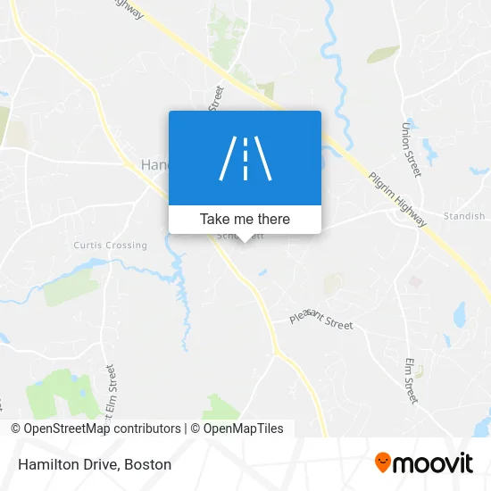 Hamilton Drive map
