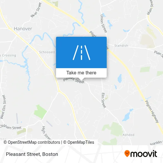Pleasant Street map