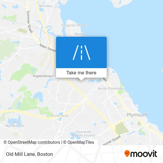 Old Mill Lane map