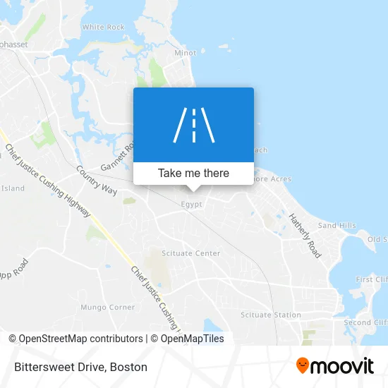 Bittersweet Drive map