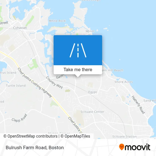 Bulrush Farm Road map