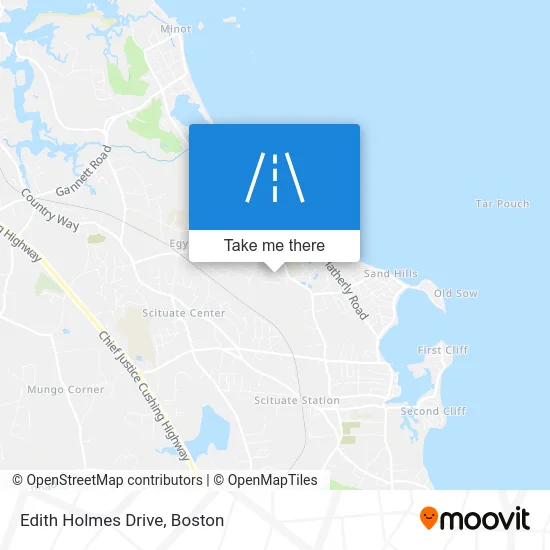 Edith Holmes Drive map