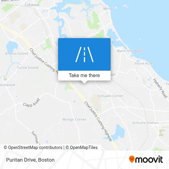 Puritan Drive map