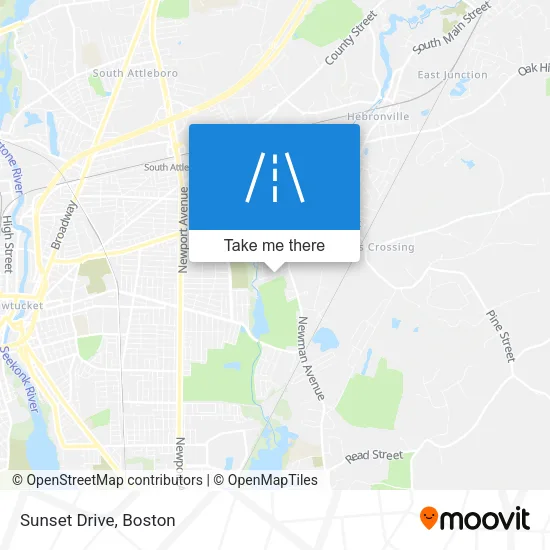Sunset Drive map
