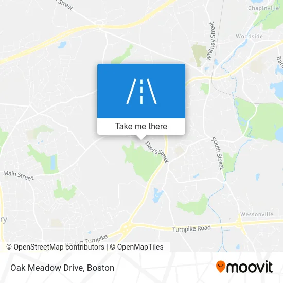 Oak Meadow Drive map