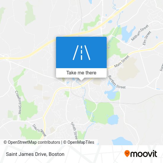 Saint James Drive map