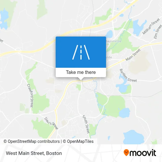 West Main Street map