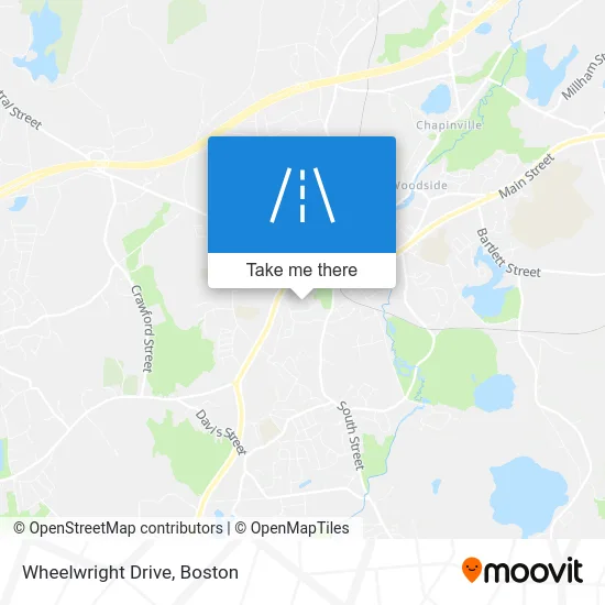 Wheelwright Drive map