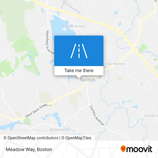 Meadow Way map