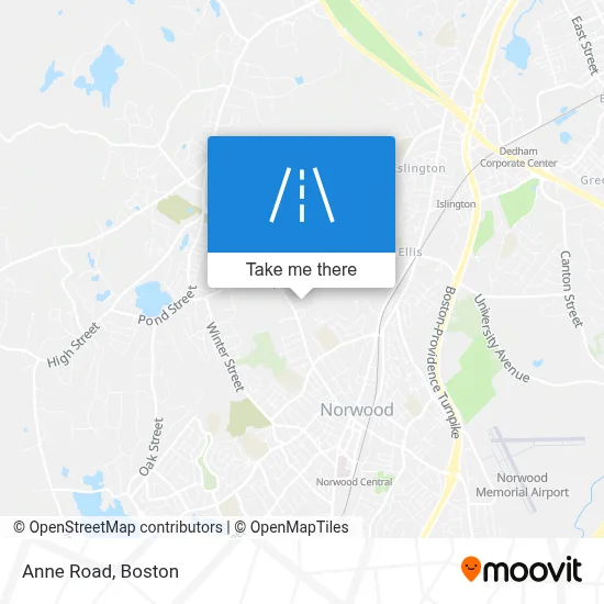 Anne Road map