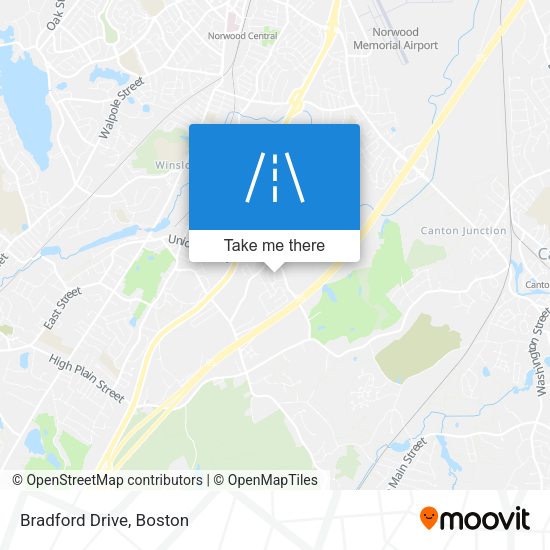 Mapa de Bradford Drive