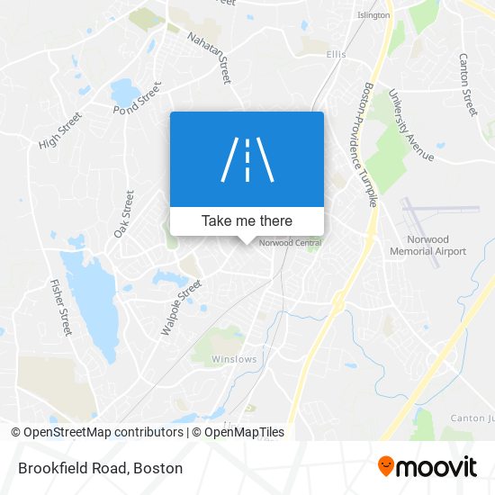 Mapa de Brookfield Road