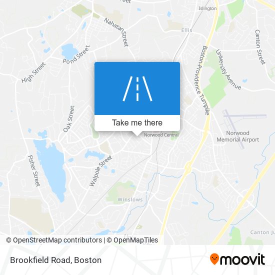 Brookfield Road map