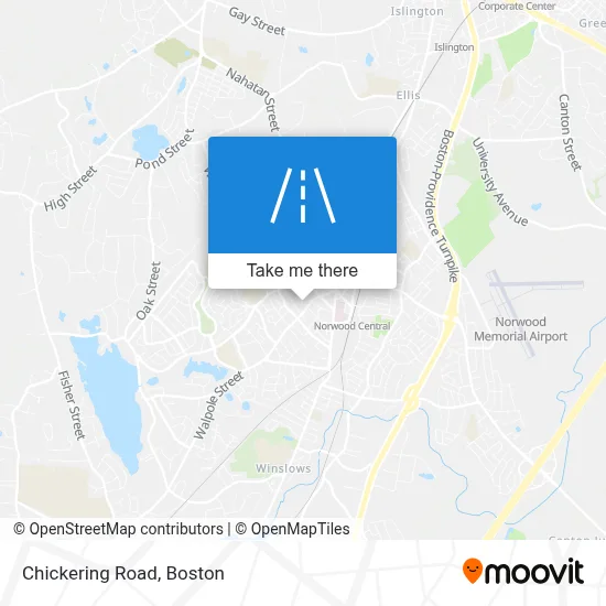 Chickering Road map