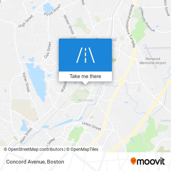 Mapa de Concord Avenue