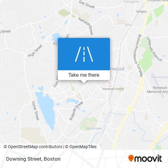 Downing Street map