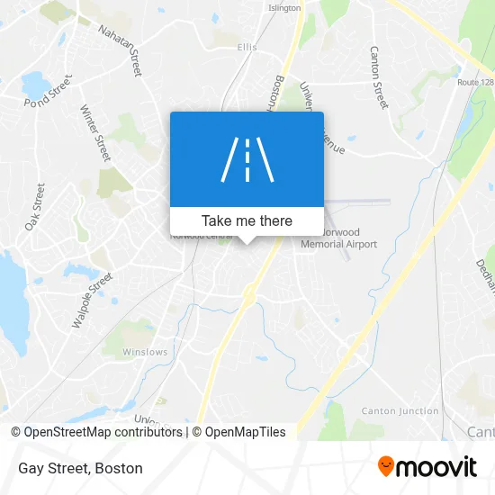Gay Street map