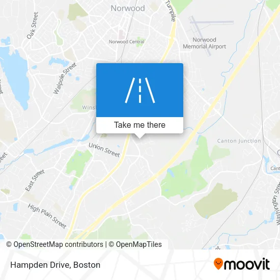 Mapa de Hampden Drive
