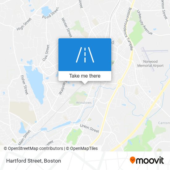 Hartford Street map