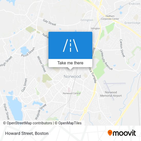 Mapa de Howard Street